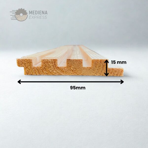 Vidaus dailylente Quadruple stačiam kalimui 15x95