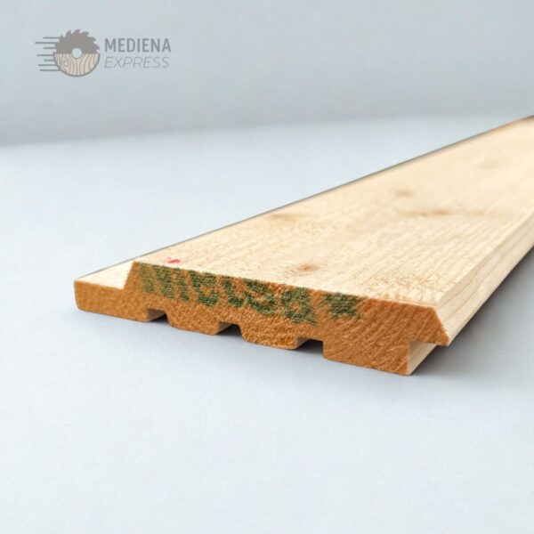 Šiurkščios lauko dailylentės UYV (eglė) 19x121 - Image 2