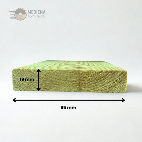 Kalibruota impregnuota eglė 19x95