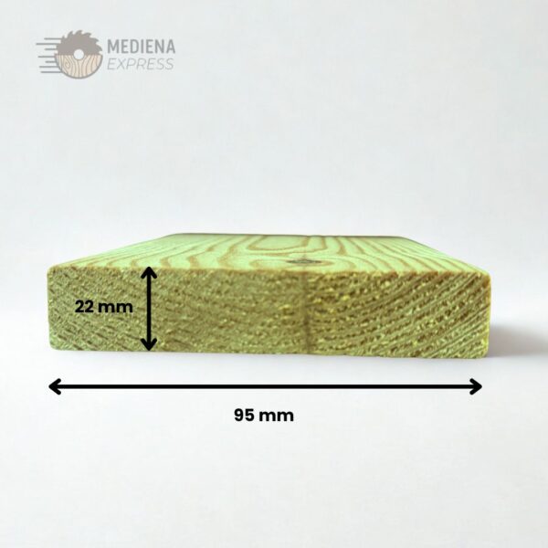 Kalibruota impregnuota eglė 22x95