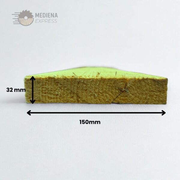 Pjautinė džiovinta impregnuota mediena 32x150