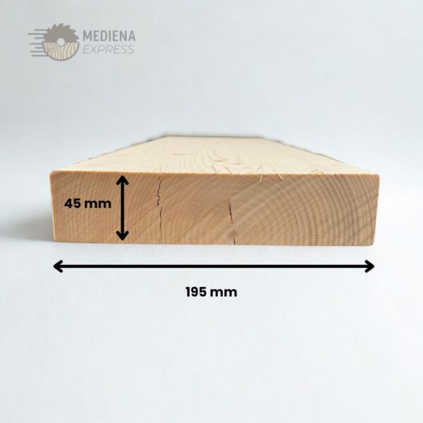 Kalibruota pušis 45x195
