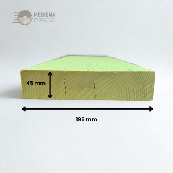 Kalibruota impregnuota pušis 45x195