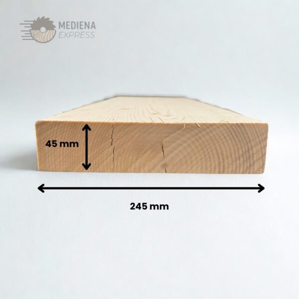 Kalibruota pušis 45x245