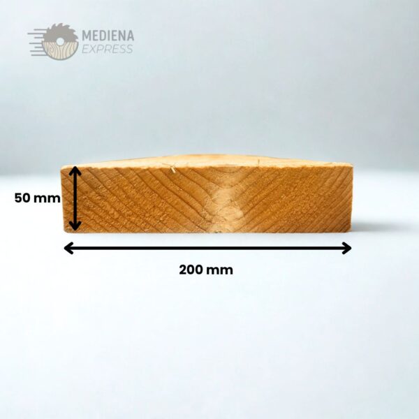 Pjautinė nedžiovinta mediena 50x200