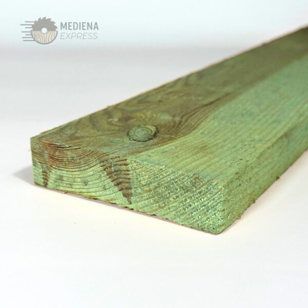 Pjautinė nedžiovinta impregnuota mediena 25x100 - Image 2