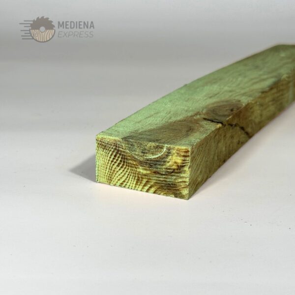 Pjautinė nedžiovinta impregnuota mediena 25x50 - Image 2