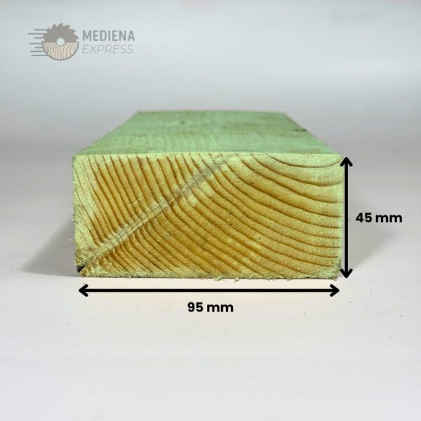 Kalibruota impregnuota eglė 45x95