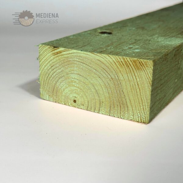 Pjautinė nedžiovinta impregnuota mediena 50x100 - Image 2