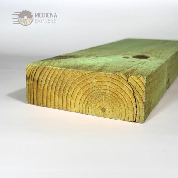 Pjautinė nedžiovinta impregnuota mediena 50x150 - Image 2