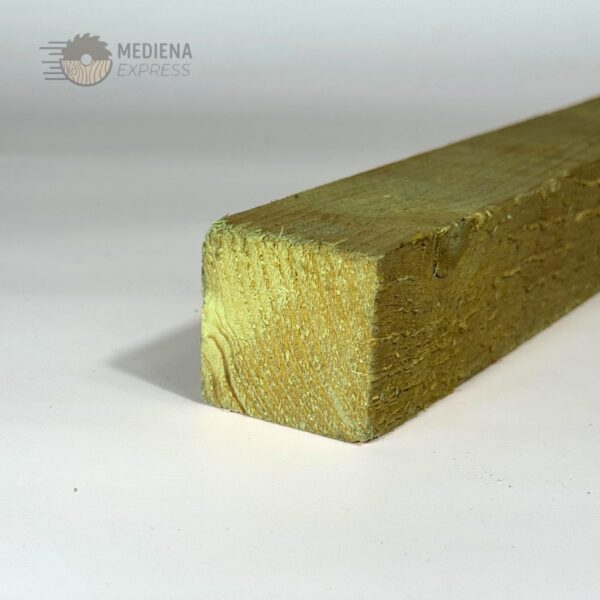 Pjautinė nedžiovinta impregnuota mediena 50x50 - Image 2