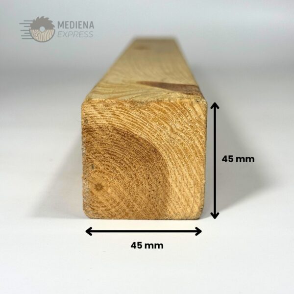 Kalibruota pušis 45x45