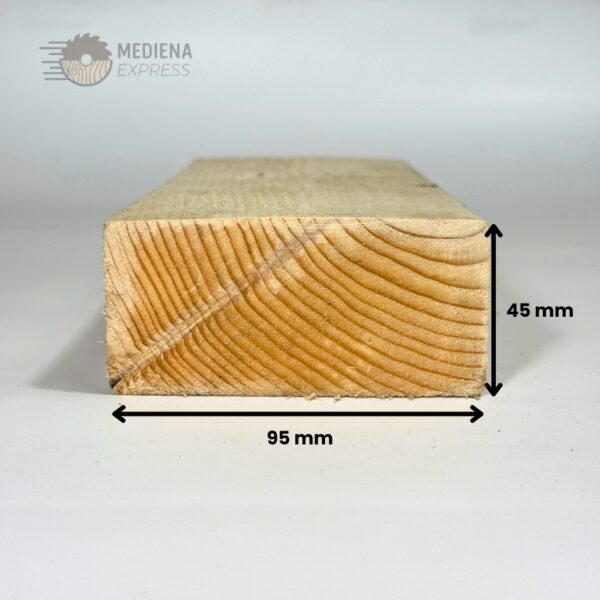 Kalibruota pušis 45x95