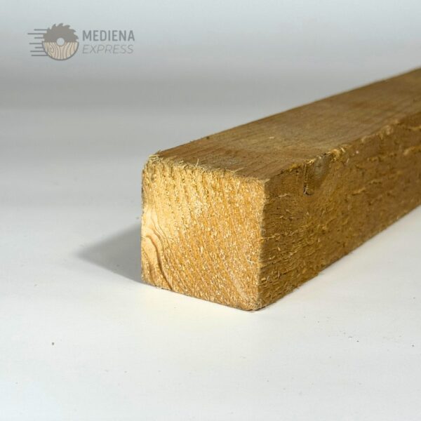 Pjautinė nedžiovinta mediena 50x50 - Image 2